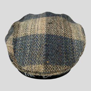 Vintage Eddie Doherty Made in Ireland Tweet Newsboy Driver Flat Cap Sz Medium